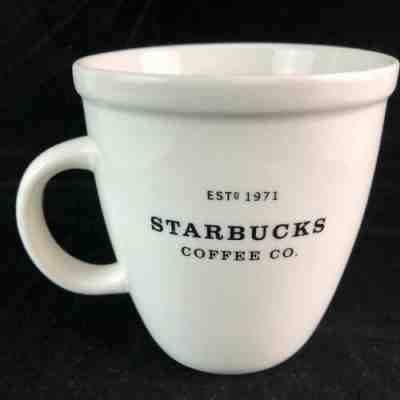 2001 STARBUCKS Barista White Coffee Company Coffee Tea Cup Mug 18 Oz - Sold on eBay Feb, 21st 2019 for $24.94