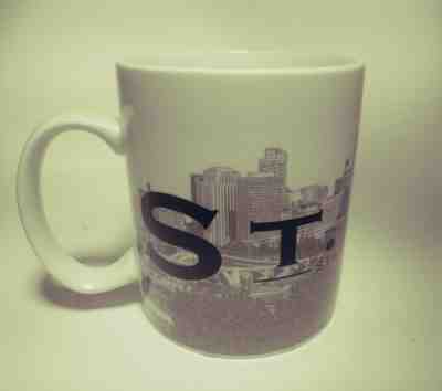 2002 ST. PAUL STARBUCKS MUG SKYLINE SERIES 16oz COFFEE NEW UNUSED NOS MINNESOTA - Sold on eBay Feb, 20th 2019 for $14.99
