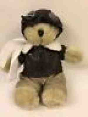 Starbucks Bearista Bear 32nd Edition Aviator Pilot 2004 Bomber Jacket Goggles  - Sold on eBay Feb, 21st 2019 for $13.12