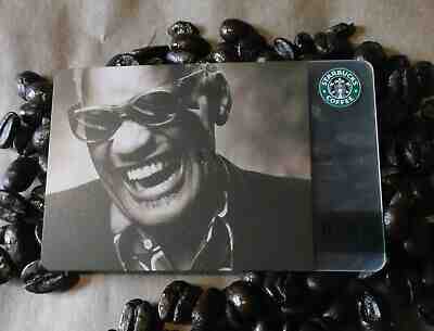 Starbucks CARD • Rare 2004 Giftcard • Ray Charles "Hear Music" • No Balance  - Sold on eBay Feb, 20th 2019 for $18.95