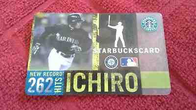 Used Starbucks 2005 ICHIRO Gift Card Good to Fair Condition - Sold on eBay Feb, 20th 2019 for $9.88