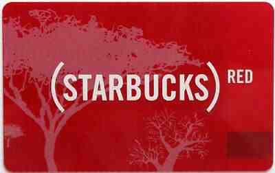 STARBUCKS - (STARBUCKS) RED - Gift Card Collectible 2008 NO Value RARE !!! - Sold on eBay Feb, 22nd 2019 for $3.99