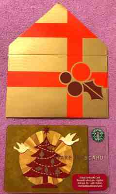 Starbucks 2008 "CHRISTMAS GLOW" Gift Card WITH BONSUS  XMAS SLEEVE-MINT - Sold on eBay Feb, 21st 2019 for $3.00