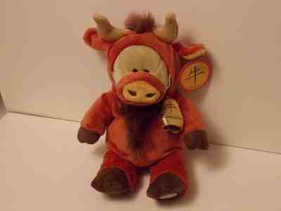 Starbucks Coffee Co. Bearista RARE YEAR OF THE OX Asia exclusive 2009 w/ tags - Sold on eBay Feb, 21st 2019 for $120.00