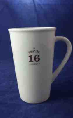 Starbucks Coffee Tea Cocoa Mug Cup Tall White 16 oz EUC Large Grande Brown - Sold on eBay Feb, 22nd 2019 for $15.99