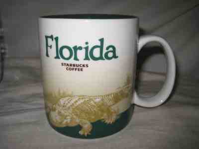 Starbucks Global Icon Florida Coffee Mug 16 Ounce 2012 Genuine - Sold on eBay Feb, 22nd 2019 for $20.00