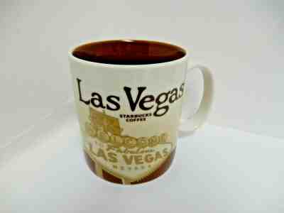 STARBUCKS 2012 "Las Vegas" Nevada "Welcome to Fabulous" Coffee Mug Tea Cup 16oz - Sold on eBay Feb, 21st 2019 for $9.95