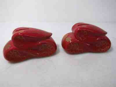 Pair of Starbucks Chinese Lunar New Year Piggy Banks 2012 - Sold on eBay Feb, 21st 2019 for $59.00