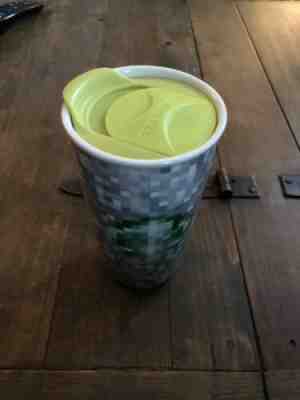 2012 Starbucks RODARTE Ceramic Pixel Tumbler Travel Mug 12 oz - Sold on eBay Feb, 21st 2019 for $9.25