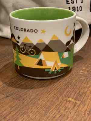 Starbucks Coffee Mug Colorado You Are Here  2013 14 oz  - Sold on eBay Feb, 22nd 2019 for $6.50