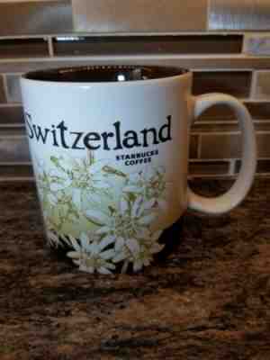 Starbucks 2013 Switzerland Coffee Mug Cup 16 oz Global Collector Series - Sold on eBay Feb, 22nd 2019 for $18.00