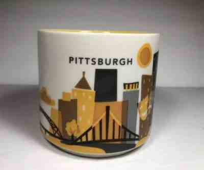 Starbucks Coffee Mug Pittsburg 2014 You Are Here Collection 14 fl oz - EUC - Sold on eBay Feb, 22nd 2019 for $10.00