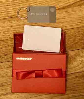 2014 Starbucks .925 Sterling Silver Keychain Card (No Balance $0) NEW IN BOX - Sold on eBay Feb, 21st 2019 for $110.00