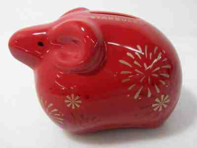 Starbucks Chinese Lunar New Year Ram Piggy Bank 2014 - Sold on eBay Feb, 21st 2019 for $16.50