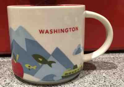 2015 Washington (the state) Starbucks Coffee 14 Oz You Are Here Mug - Sold on eBay Feb, 22nd 2019 for $9.99