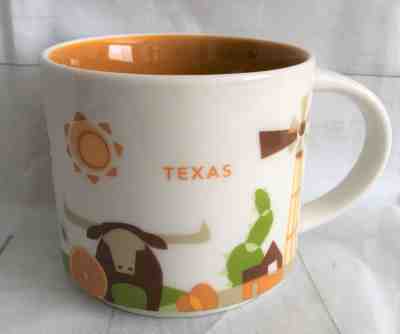 Starbucks TEXAS Mug You Are Here Series Coffee Tea 14 oz 2015 MINT Condition! - Sold on eBay Feb, 22nd 2019 for $10.00