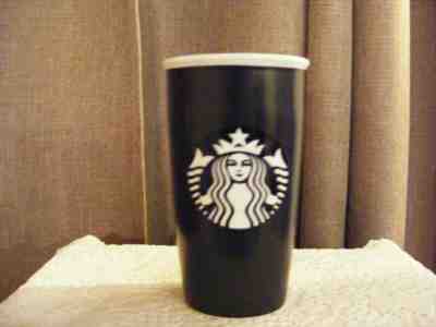 2016 Starbucks Black Writable siren mermaid 12 oz. Ceramic Cup Tumbler - Sold on eBay Feb, 22nd 2019 for $5.00