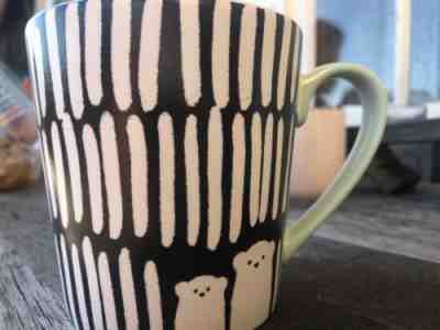 2016 Starbucks Coffee Polar Bear Mug Tea Cup 12oz Two Polar Bears Black White - Sold on eBay Feb, 22nd 2019 for $19.50