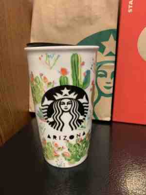 Starbucks 2016 Local Collection Arizona Ceramic Double Wall Tumbler Travel Mug - Sold on eBay Feb, 22nd 2019 for $49.99
