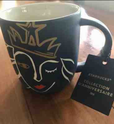 Starbucks NWT 2016 Anniversary Blue Siren Mug 14 Oz  FREE SHIPPING - Sold on eBay Feb, 22nd 2019 for $24.50