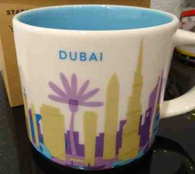 Starbucks Mug 2018 DUBAI UNITED ARAB EMIRATES Burj Khalifa Holiday Palms YAH