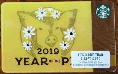 Lot of 20 Starbucks Chinese New Year 2019 Gift Card  Year of The Pig  - Sold on eBay Feb, 22nd 2019 for $14.00