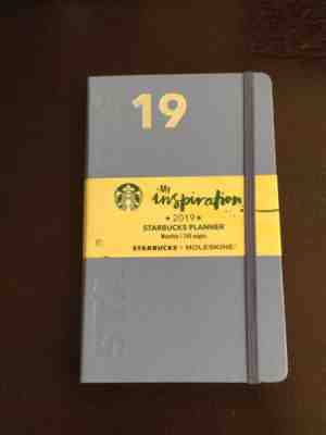 2019 Starbucks Moleskine Diary Planner Thailand Only Pastel Blue Purple -No Card - Sold on eBay Feb, 22nd 2019 for $38.99