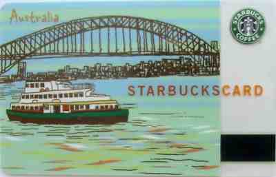 AUSTRALIA STARBUCKS COLLECTIBLE CARD SIDNEY HARBOR OLD LOGO (6033) - Sold on eBay Feb, 22nd 2019 for $16.00