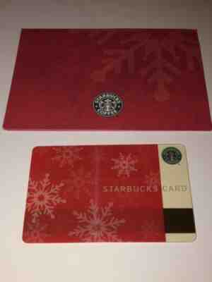 Starbucks Germany German Snowflake Christmas CARD sleeve Very Rare 2003 RETIRED