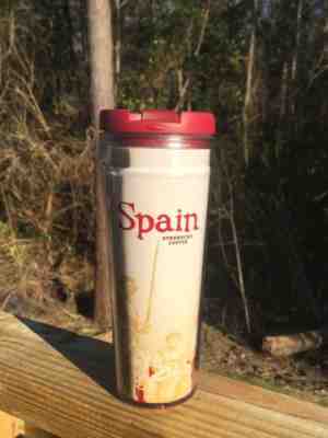 Brand New Starbucks Spain 12oz Travel Tumbler Global Icon Espana - Sold on eBay Feb, 21st 2019 for $29.99