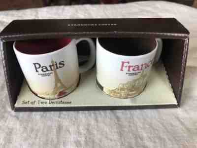 STARBUCKS PARIS & FRANCE MUGS DEMITASSE ESPRESSO MINI SIZE MUGS COFFEE CUP  NEW - Sold on eBay Dec, 31st 2018 for $21.75