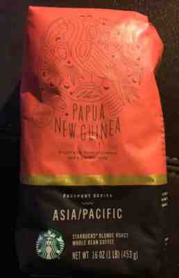 Starbucks Passport Series Asia/Pacific Papua New Guinea Blonde Roast - Sold on eBay Feb, 17th 2019 for $5.75