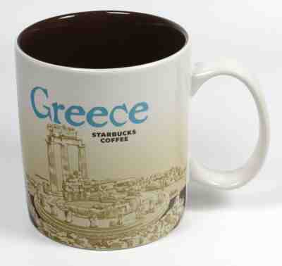 Starbucks 16oz Coffee Mug Global Icon City Greece Collector Series Mugs - Sold on eBay Feb, 21st 2019 for $32.99