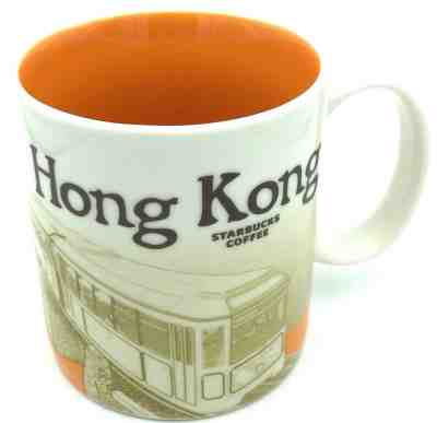 Starbucks Coffee Mug Cup Hong Kong City Collector Series 2010 16 oz - Sold on eBay Dec, 22nd 2018 for $15.00
