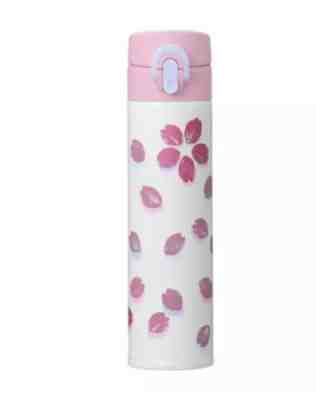 Starbucks Japan? Stainless steel bottle/SAKURA 2019 Thermos - Sold on eBay Feb, 22nd 2019 for $40.00