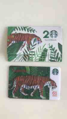 Starbucks Malaysia Negaraku card with sleeve - please see descriptions - Sold on eBay Feb, 19th 2019 for $6.00