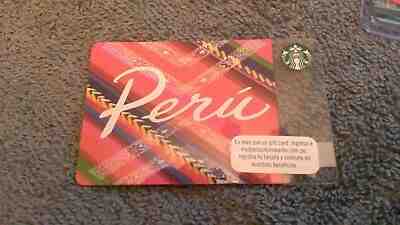 STARBUCKS 1st-Ever PERU Country National Gift Card HOT! FAST US Seller! - Sold on eBay Feb, 19th 2019 for $11.79