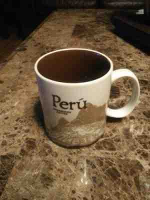 Starbucks Coffee Peru Global Icon Collector Series Mug 16 OZ - Sold on eBay Feb, 17th 2019 for $31.00