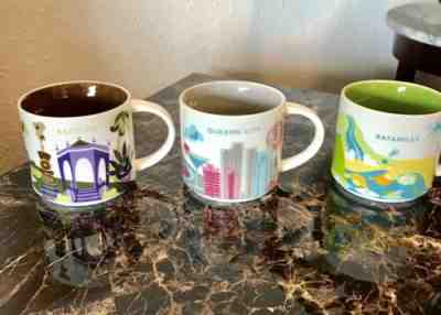 Starbucks Philippines Mug Lot - Sold on eBay Feb, 21st 2019 for $40.00