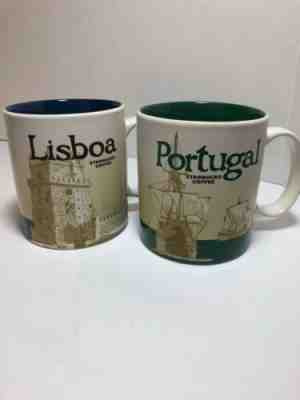 Starbucks Coffee Mugs Portugal And Lisboa - Sold on eBay Feb, 22nd 2019 for $37.00