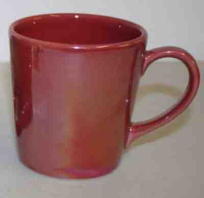 Starbucks Red Metallic Shiny pearlescent opalescent Mug Cup Portugal 12 Oz 2012 - Sold on eBay Feb, 16th 2019 for $6.22