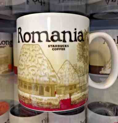 16oz Starbucks Coffee Global Icon Series City Mug Romania NEW WITH SKU - Sold on eBay Feb, 18th 2019 for $30.89