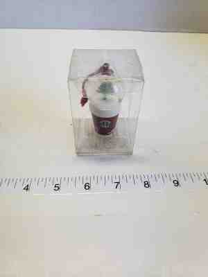 Starbucks 2006 Holiday Ornament Red To-Go Cup Snow Globe Christmas Tree NOS NIB - Sold on eBay Feb, 19th 2019 for $25.00