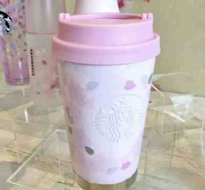 Starbucks Japan ? SAKURA 2019 ? stainless steel ToGo logo tumbler blossom - Sold on eBay Feb, 19th 2019 for $46.88