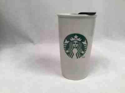 Classic Starbucks 2011 Ceramic Tumbler 12 oz To Go Cup Travel Mug & Lid MERMAID - Sold on eBay Feb, 15th 2019 for $4.00