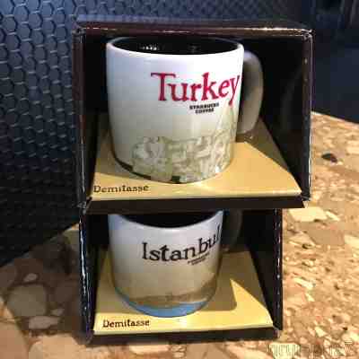 Starbucks Coffee ISTANBUL & TURKEY - Lot of  2 Demitasse Cups / Mini Mug -  Icon - Sold on eBay Feb, 19th 2019 for $47.50