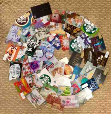 STARBUCKS LOT OF 45 GIFT CARDS - NEW WITH NO DUPLICATES - Sold on eBay Feb, 18th 2019 for $14.50