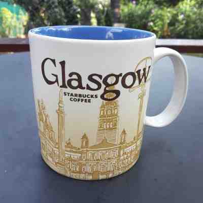 Original Starbucks City Mug 16 oz Glasgow Series 2014 Scotland Discontinued - Sold on eBay Feb, 16th 2019 for $33.50