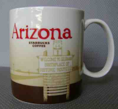 STARBUCKS ARIZONA 2011 COFFEE MUG CUP Route 66 Seligman Arizona 16 Ounces - Sold on eBay Feb, 20th 2019 for $27.99