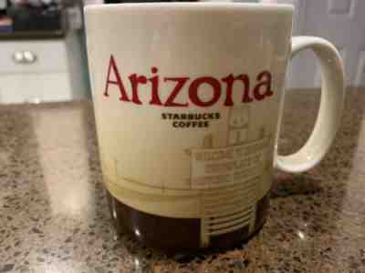 Starbucks Mug 16 oz Cup Arizona 2009 Global Icon Series Collector - Sold on eBay Jan, 7th 2019 for $15.00